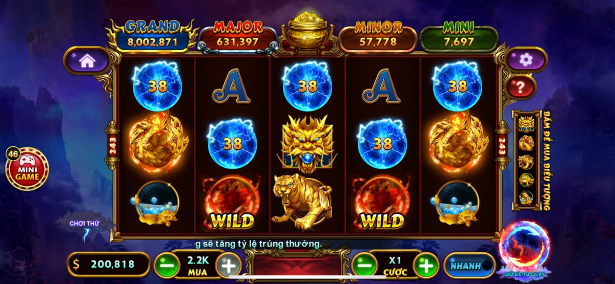 Game nổ hũ Kho tàng ngũ long Hit Club - Thắng Jackpot Siêu Khủng